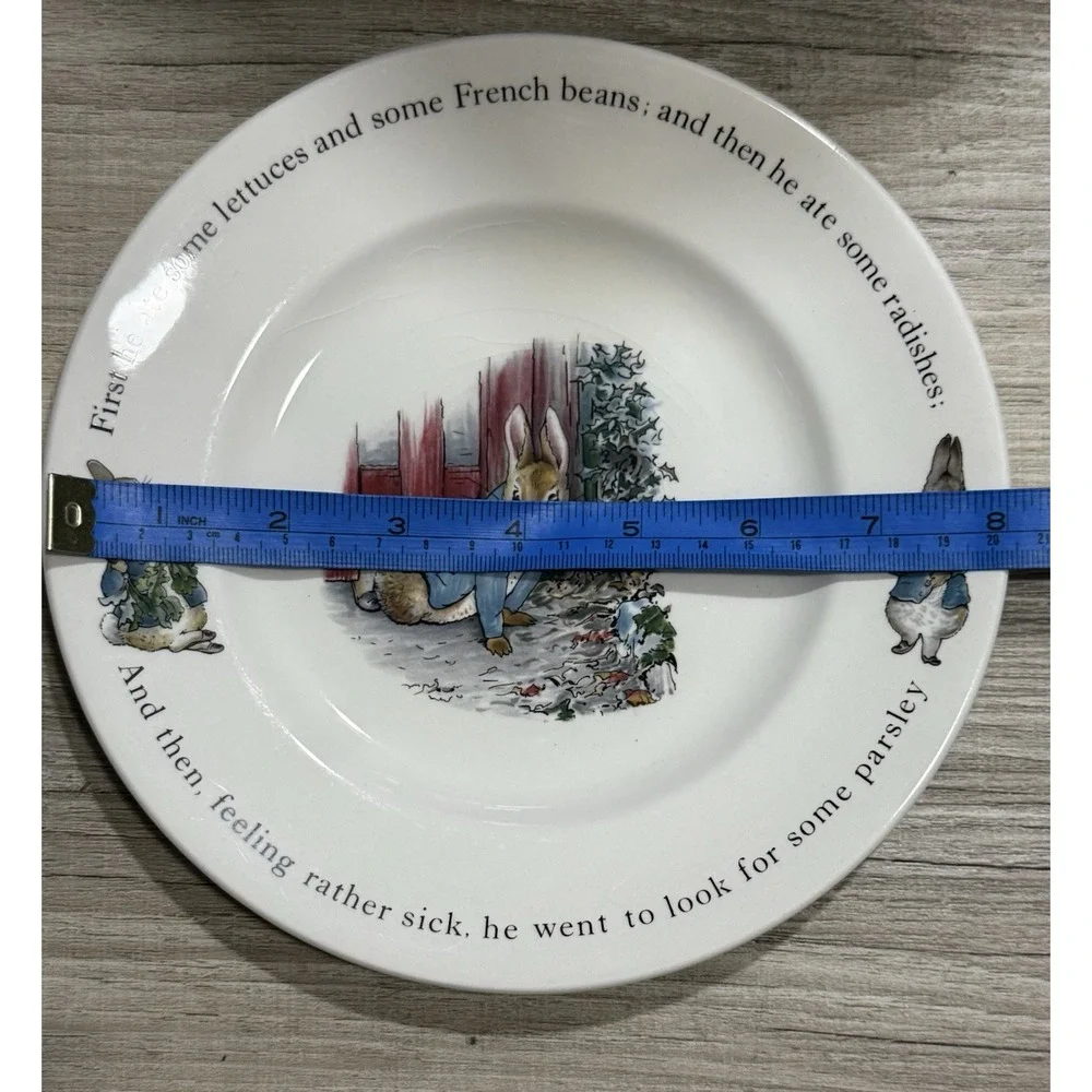 Set of 2 Wedgwood Peter Rabbit Plate 8